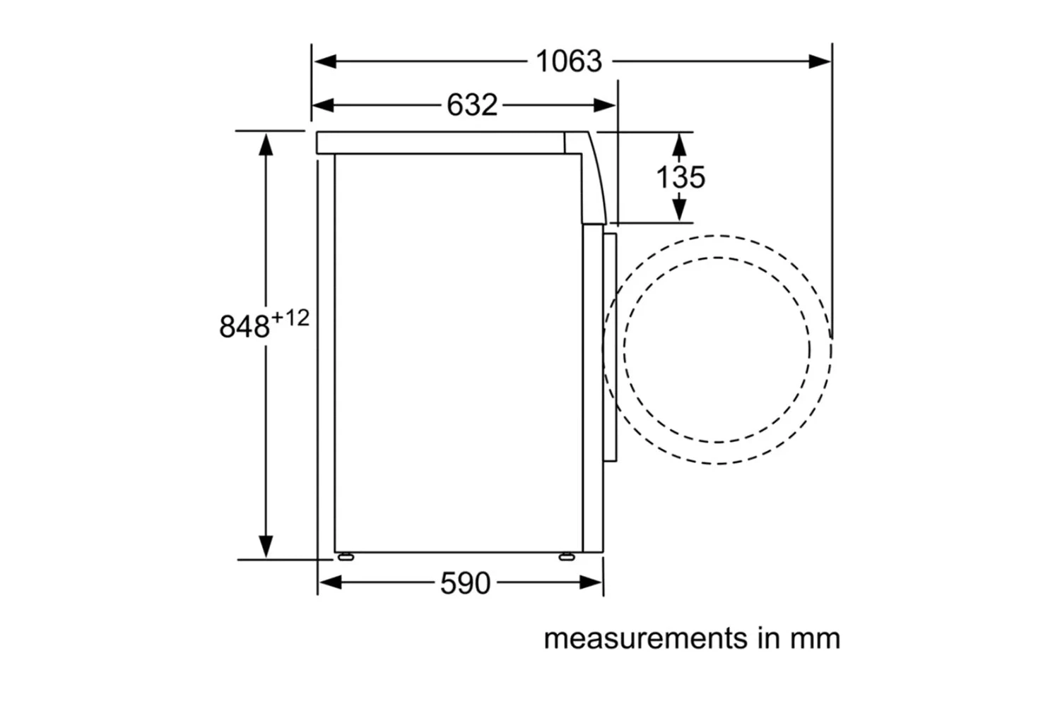 Bosch Series 2 8kg Freestanding Washing Machine | WGE03408GB 13 Bosch Series 2 8kg Freestanding Washing Machine | WGE03408GB - Image 11