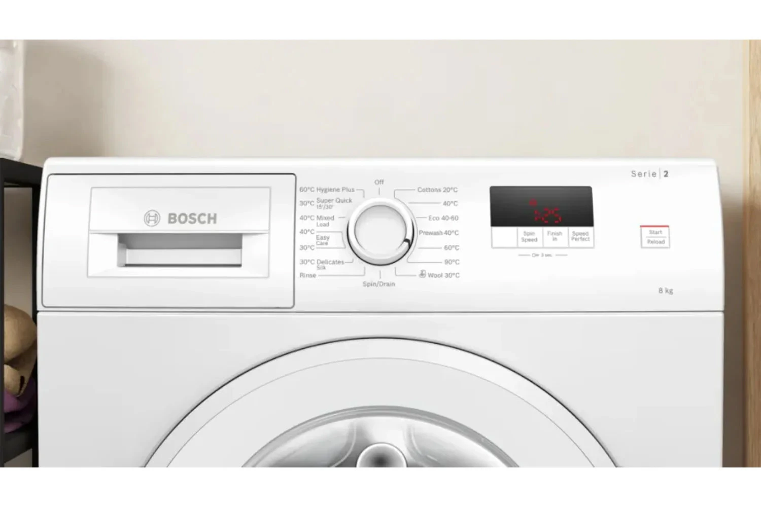 Bosch Series 2 8kg Freestanding Washing Machine | WGE03408GB 6 Bosch Series 2 8kg Freestanding Washing Machine | WGE03408GB - Image 4