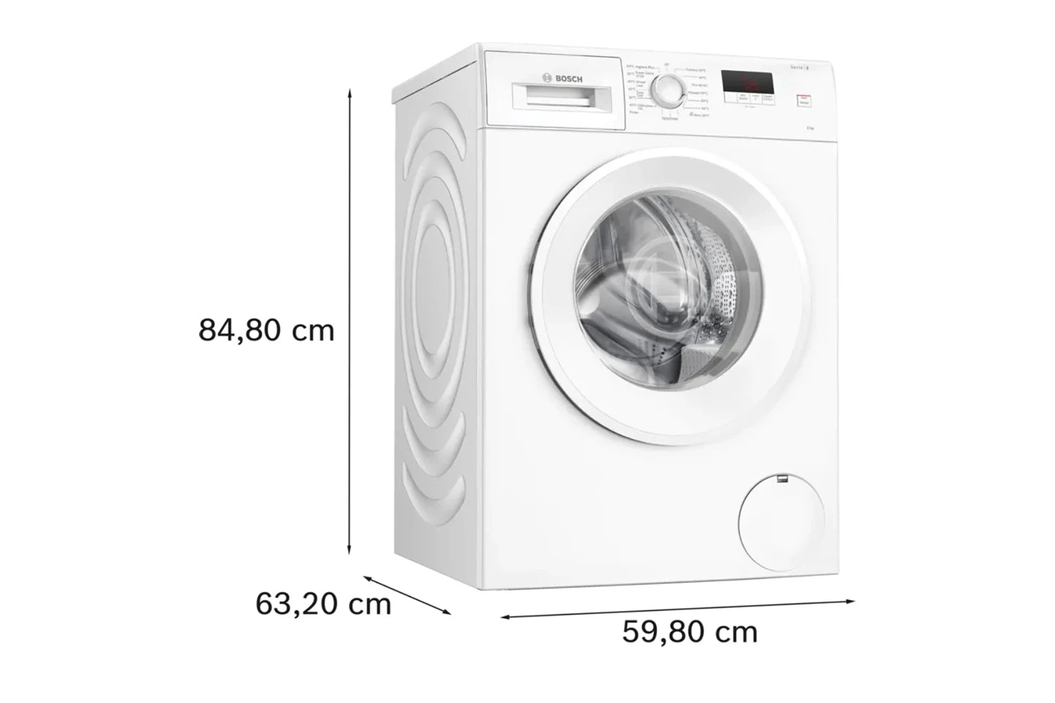 Bosch Series 2 8kg Freestanding Washing Machine | WGE03408GB 10 Bosch Series 2 8kg Freestanding Washing Machine | WGE03408GB - Image 8