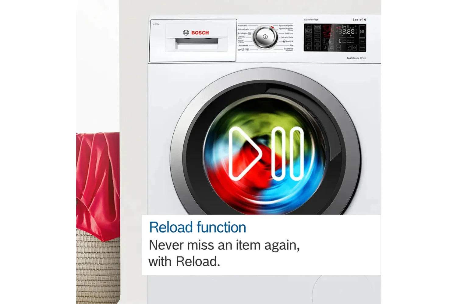 Bosch Series 2 8kg Freestanding Washing Machine | WGE03408GB 8 Bosch Series 2 8kg Freestanding Washing Machine | WGE03408GB - Image 6