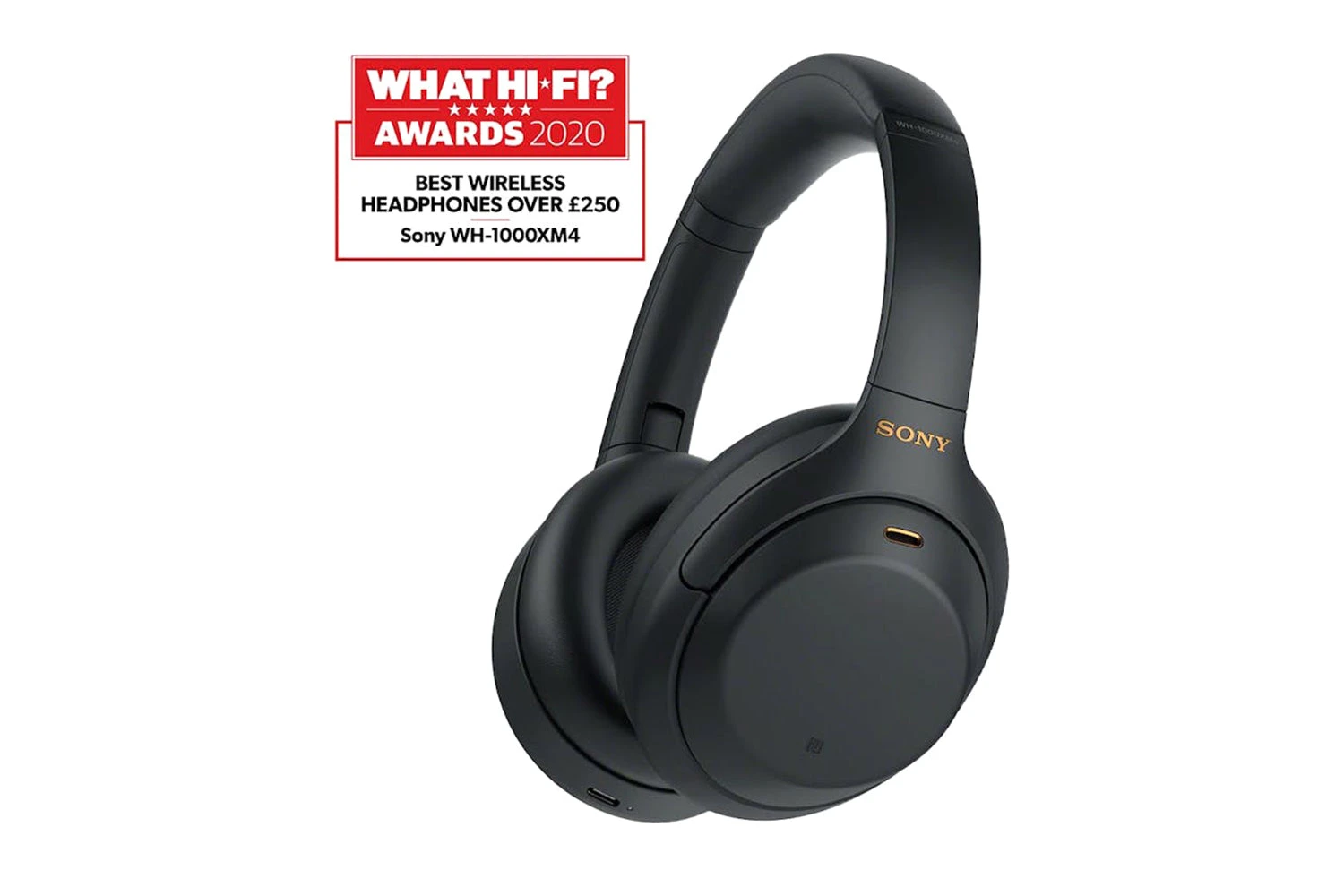 Sony WH-1000XM4 Over-Ear Wireless Noise Cancelling Headphones | Black 14 Sony WH-1000XM4 Over-Ear Wireless Noise Cancelling Headphones | Black - Image 12