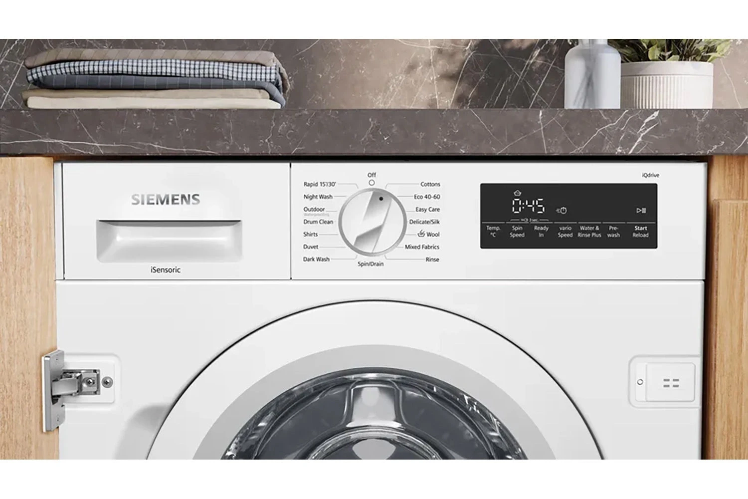 Siemens 8kg Built-In Washing Machine | WI14W502GB 5 Siemens 8kg Built-In Washing Machine | WI14W502GB - Image 3