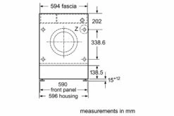 Bosch Serie 6 8kg Built-in Washing Machine | WIW28302GB 16 Bosch Serie 6 8kg Built-in Washing Machine | WIW28302GB -Home Appliances WIW28302GB 5