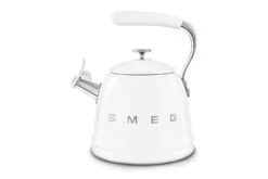 Smeg 2.3L 50's Style Whistling Kettle | WKF01WH | White