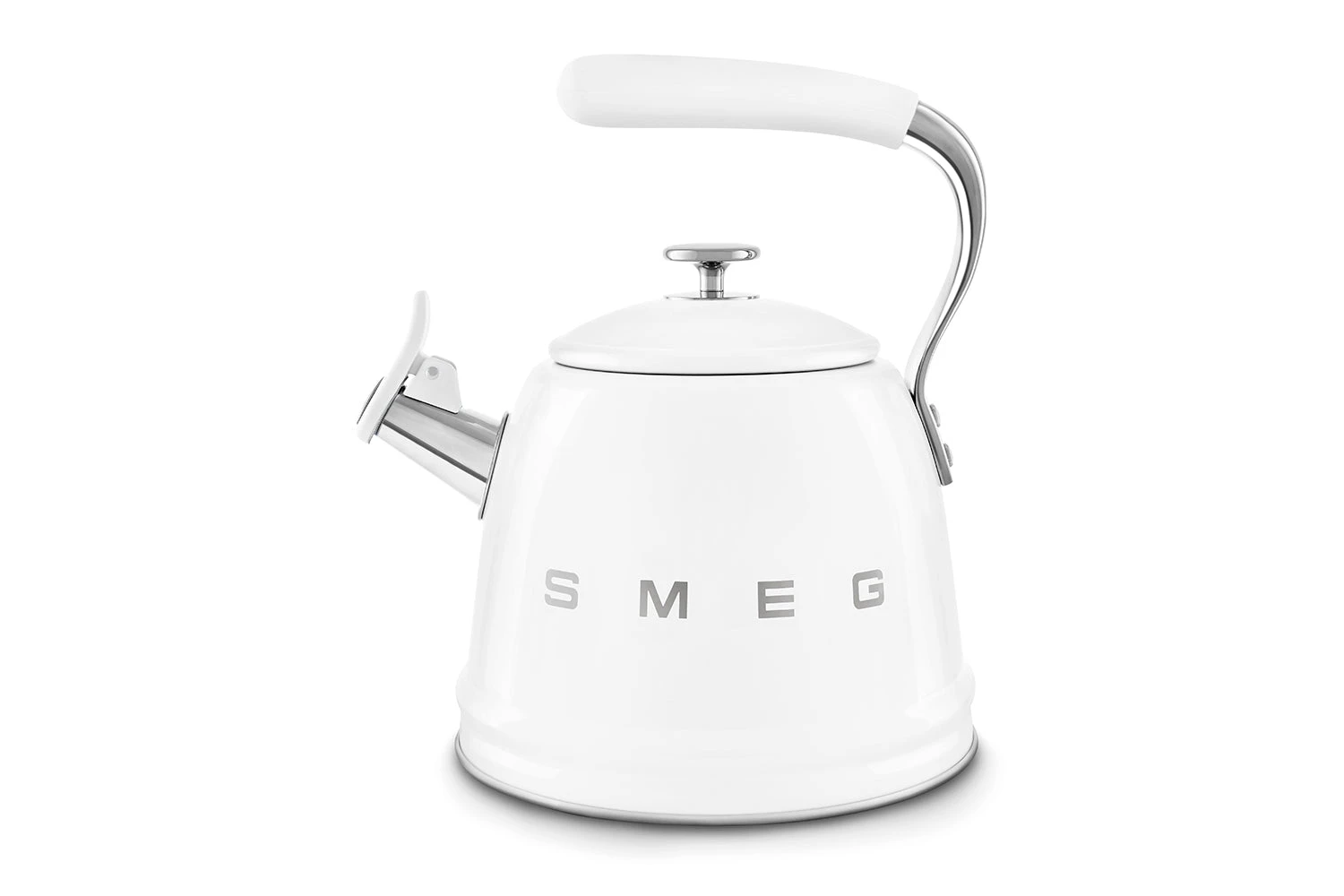 Smeg 2.3L 50's Style Whistling Kettle | WKF01WH | White 3 Smeg 2.3L 50's Style Whistling Kettle | WKF01WH | White