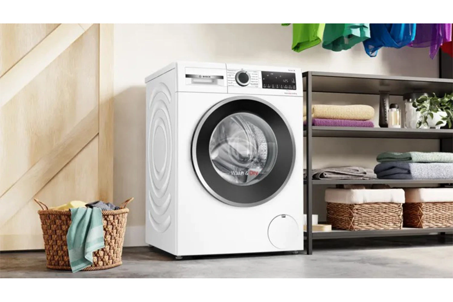 Bosch Series 6 10.5kg Washing / 6kg Drying Freestanding Washer Dryer | WNG25401GB 4 Bosch Series 6 10.5kg Washing / 6kg Drying Freestanding Washer Dryer | WNG25401GB - Image 2