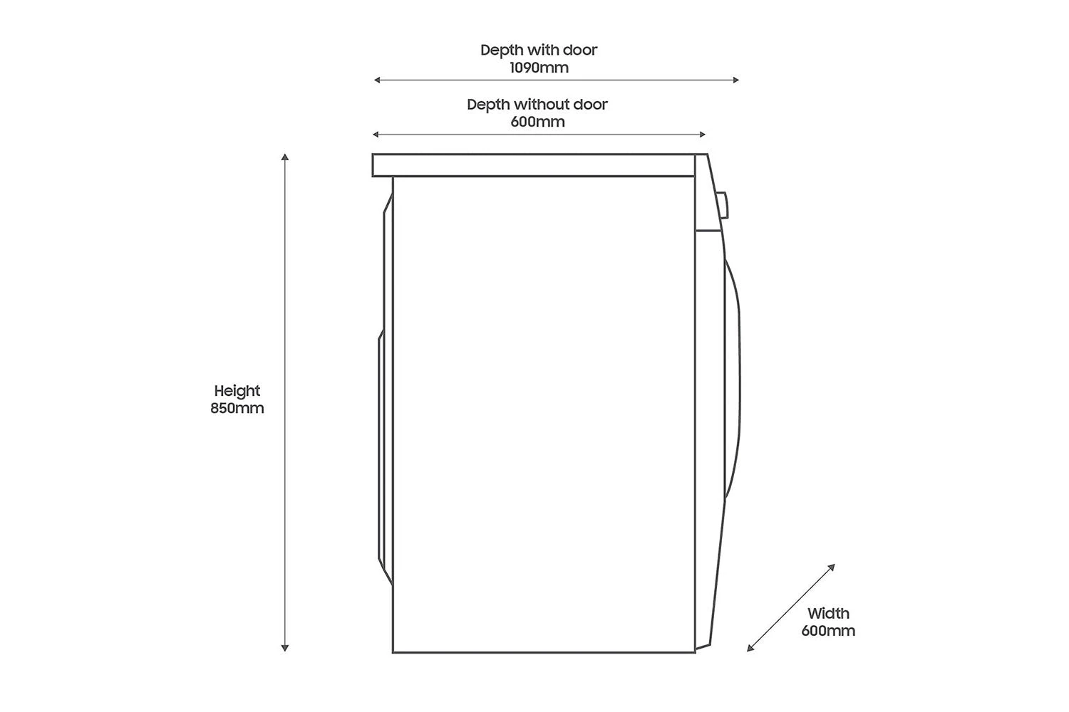 Samsung S5 AI Energy 11kg W/M - White | WW11DG5B25AEEU 14 Samsung S5 AI Energy 11kg W/M - White | WW11DG5B25AEEU - Image 12