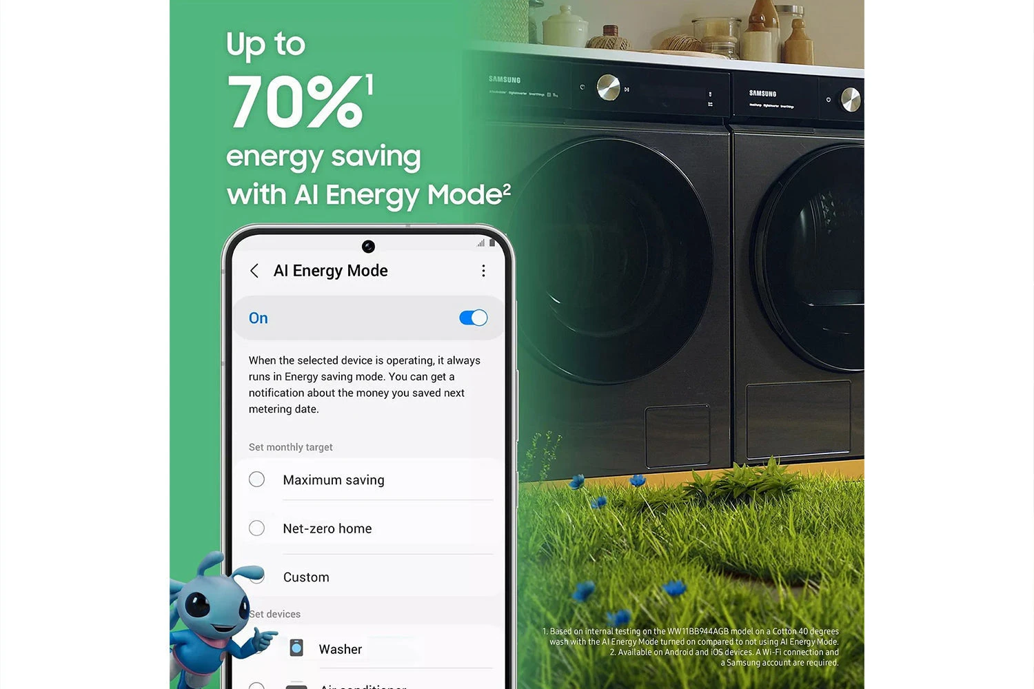 Samsung Series 6 11kg Freestanding Washing Machine | WW11DG6B85LBU1 8 Samsung Series 6 11kg Freestanding Washing Machine | WW11DG6B85LBU1 - Image 6