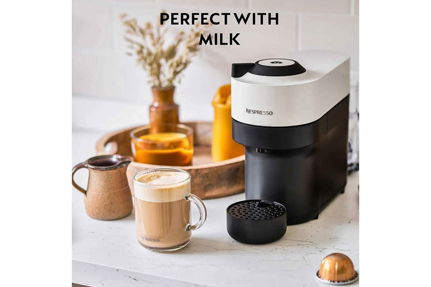 Nespresso Vertuo Pop, White, By Krups | XN920140 7 Nespresso Vertuo Pop, White, By Krups | XN920140 - Image 5