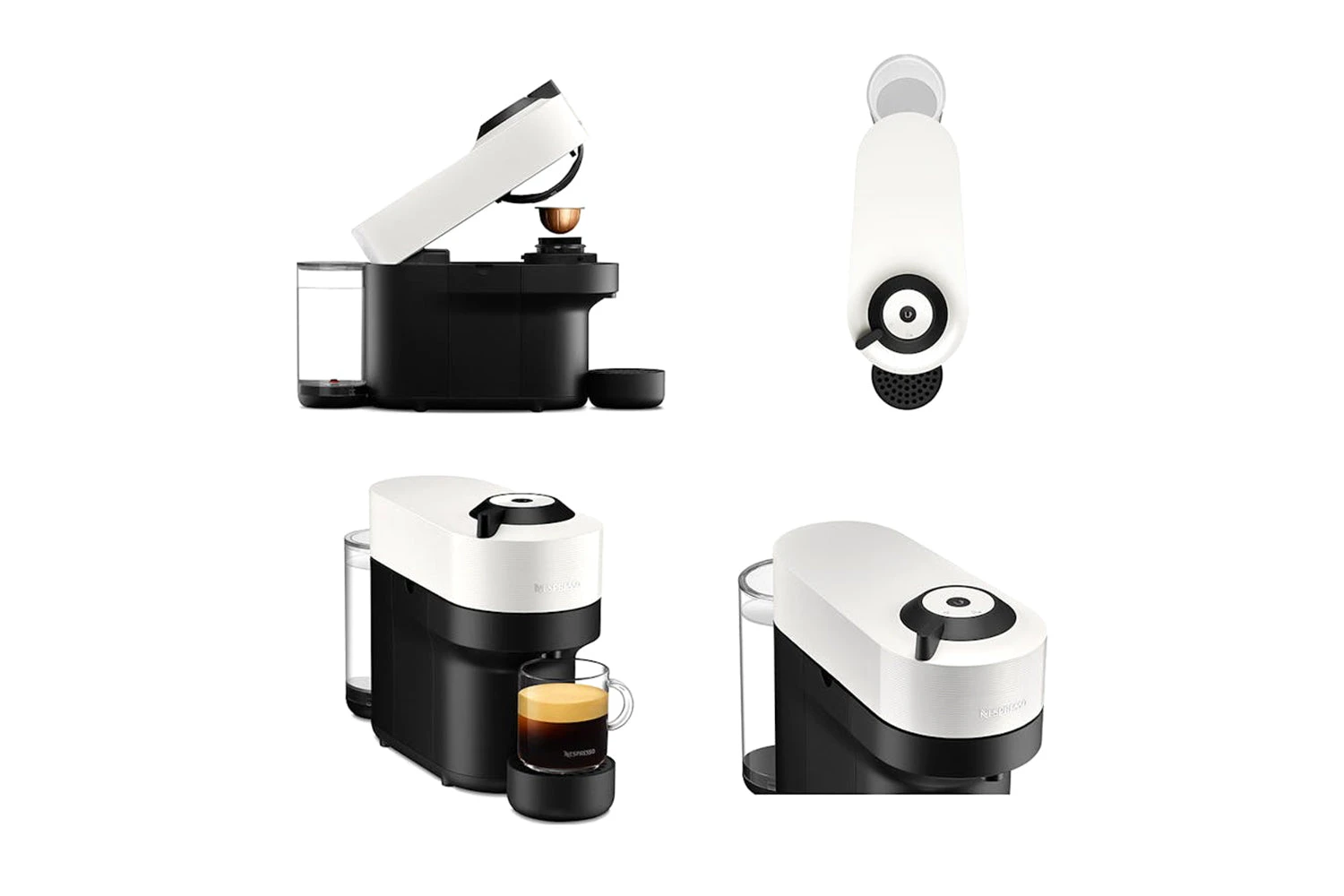 Nespresso Vertuo Pop, White, By Krups | XN920140 4 Nespresso Vertuo Pop, White, By Krups | XN920140 - Image 2