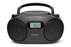 Roberts Zoombox FM Radio With CD Player | Black