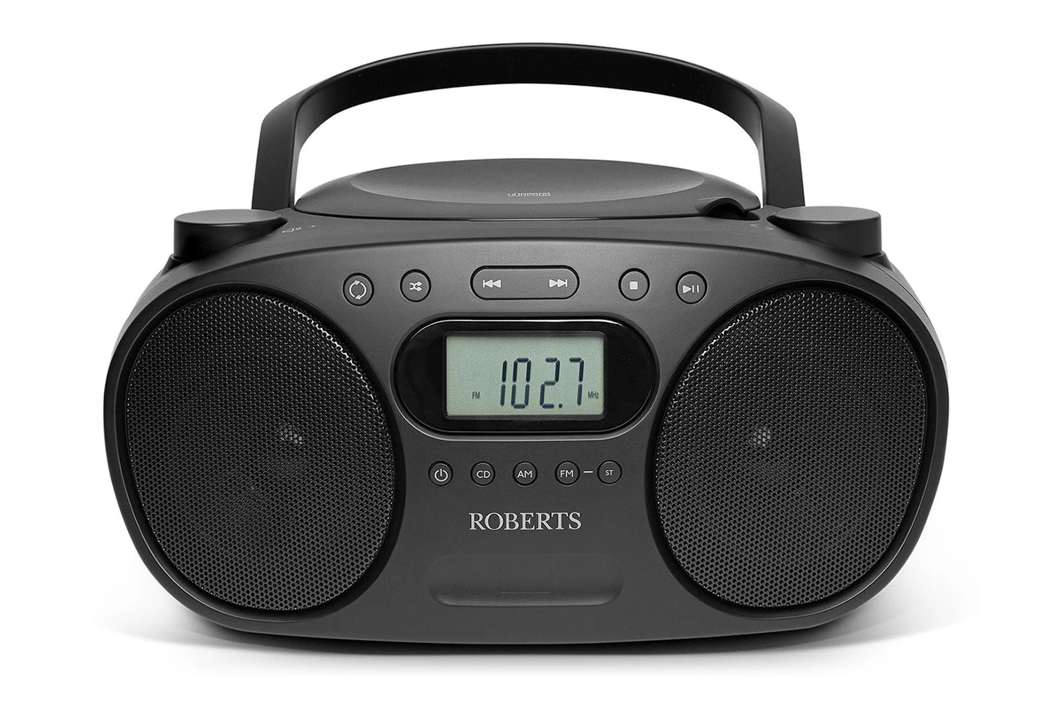 Roberts Zoombox FM Radio With CD Player | Black 3 Roberts Zoombox FM Radio With CD Player | Black