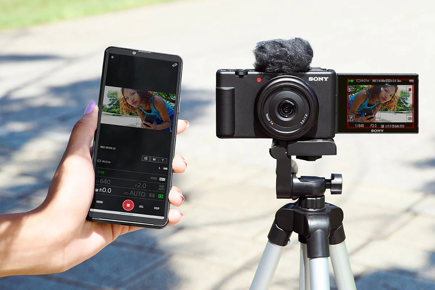 Sony Vlog ZV-1F Compact Digital Camera | Black 11 Sony Vlog ZV-1F Compact Digital Camera | Black - Image 9