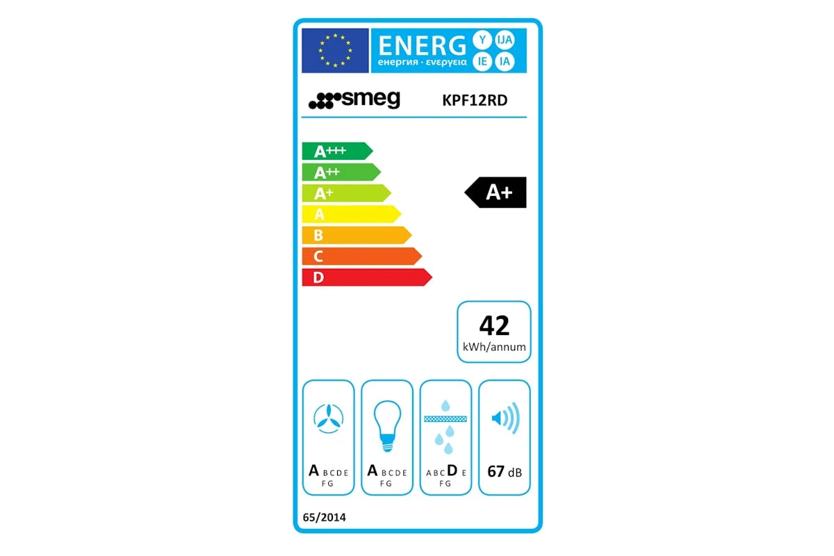 Smeg 120cm Portofino Chimney Cooker Hood | KPF12RD | Red 5 Smeg 120cm Portofino Chimney Cooker Hood | KPF12RD | Red - Image 3
