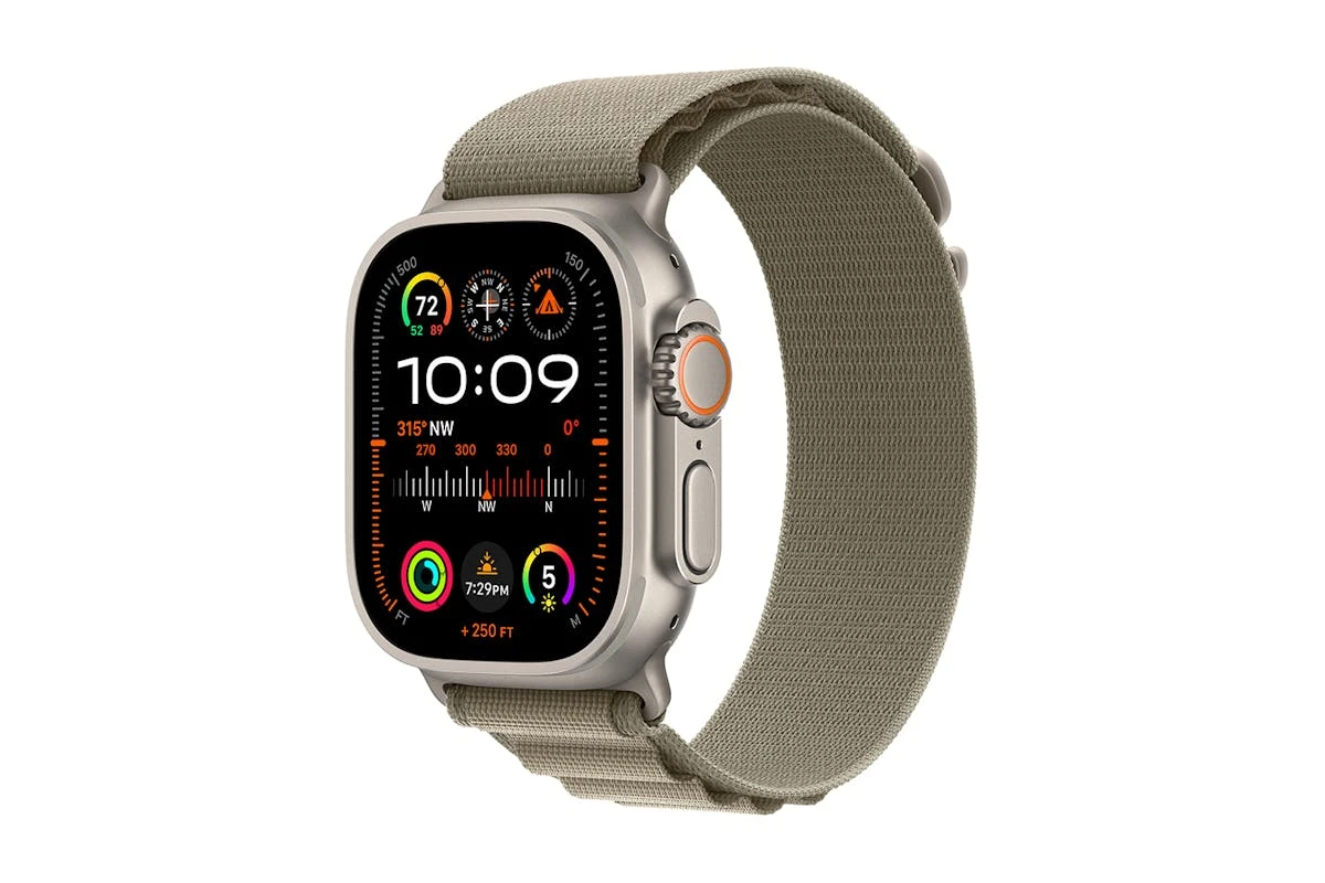 Apple Watch Ultra 2 | 49mm | Titanium Olive Apline Loop 4 Apple Watch Ultra 2 | 49mm | Titanium Olive Apline Loop - Image 2